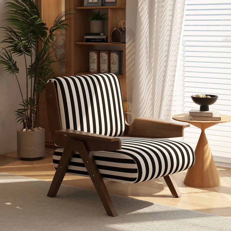 The Marlon Medieval Accent Chair – Moss Lamb Wool & Mosaic